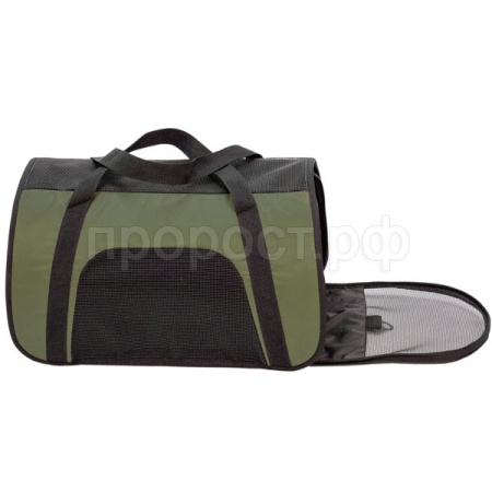 Сумка переноска ZooM №0 SUMMER жесткая 45*26*26см (нейлон,пластик) зеленая/90043/Дарэленд