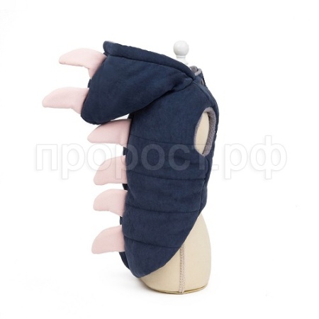 Худи Динозаврик на кнопках синий 30см L/НМ22135Л/Евро