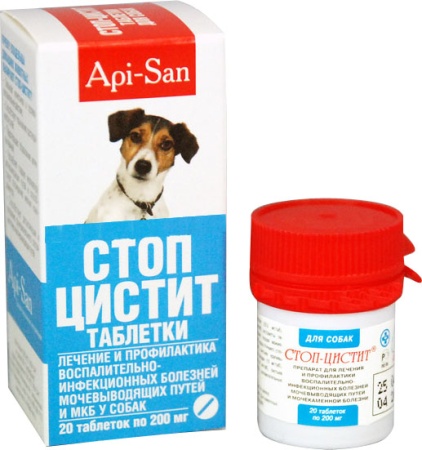 Урологический препарат Стоп-Цистит для собак 20 табеток