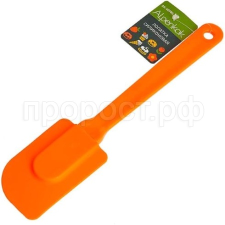 Лопатка силиконовая 24*5см оранжевый AK-6078S /200шт/ Alpenkok 