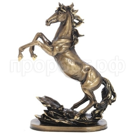 Конь (сусальное золото) L30W15H40см 123294/SG002