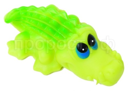 Игрушка с Крокодил резиновый 15см/27799276/Каскад 