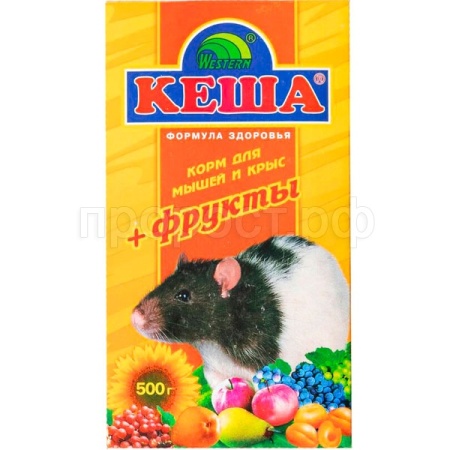 Корм для мышей и крыс с фруктами Кеша 500г