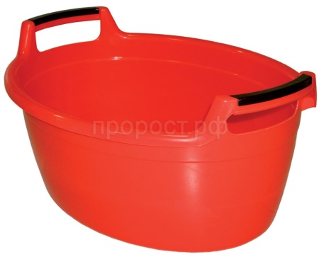 Таз 20л овальный с ручками/08220/Милих