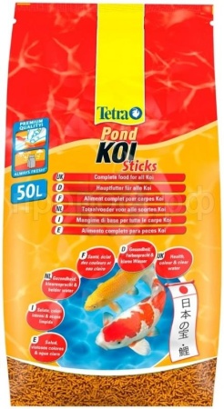 Корм для рыб Tetra Pond Koi Sticks крафт-пакет 50 л палочки для карпов Кои