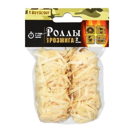 Роллы для розжига  (2шт) "BOYSCOUT"