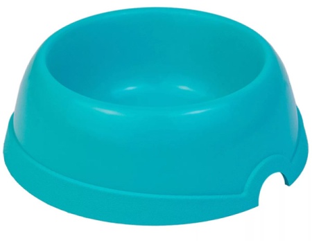 Миска одинарная пластик №3 200мл бирюза/2303бирюз/Дарэлл
