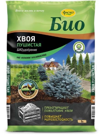 Фаско БИО Пушистая Хвоя Компост гранулы 5л