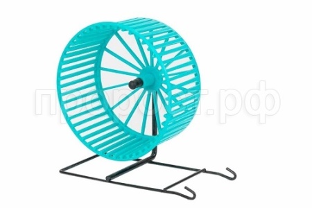 Игрушка д/грыз Колесо D150 литое на металл подставке бирюза