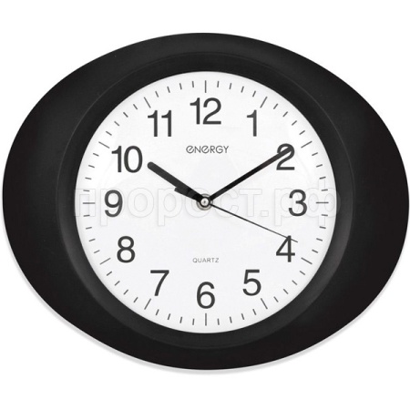 Часы настенные кварцевые ENERGY модель овальные ЕС-04 009304 /20шт/