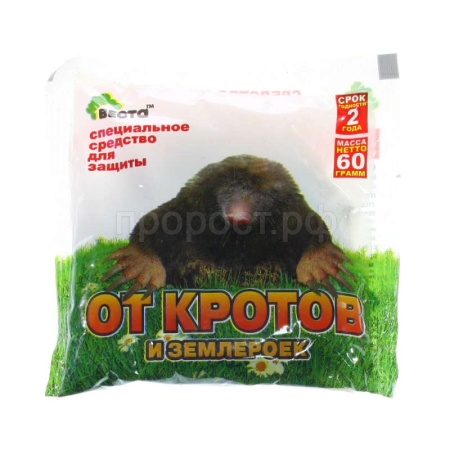 ВЕСТА от кротов и землероек 60гр