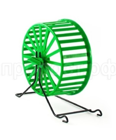 Игрушка д/грыз Колесо D150 литое на металл подставке изумруд