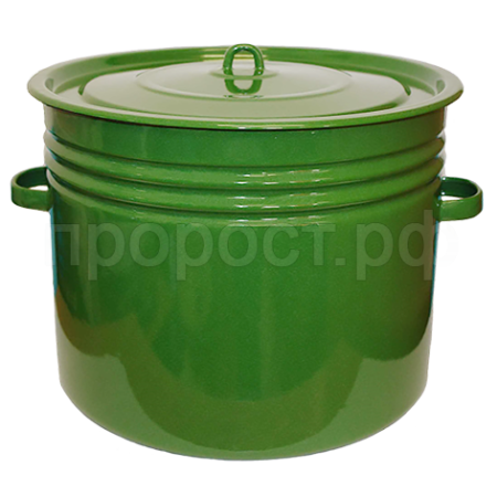 Бак 40л эмаль зеленый рябчик С42833/Керчь