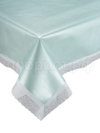 Скатерть 135х140 "Колорит Шелк" виниловое кружево 