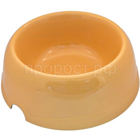 Миска одинарная пластик №6 2,0л бежевая/2306/Дарэлл