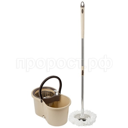 Швабра д/пола Торнадо МорМ-22 в комплекте с ведром 107174/6шт/Рыжий Кот