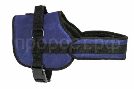 Шлейка ZooM Комбо тяговая для служебных собак XS шея 45-50, грудь 46-55см синяя/034100/Дарэлл