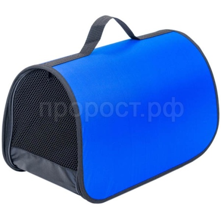 Сумка переноска ЧИП Саквояж №0 жесткая нейлон васильковый 32,5*19,5*19,5см/90000