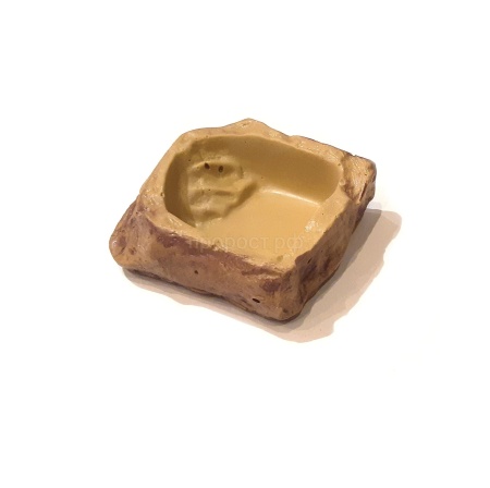 Поилка для террариума "Камень" 90*80*30мм/SZ-006