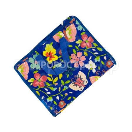 Сумка на молнии 33*26*11см с рисунком полипропилен 008582  