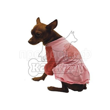 Платье Pink с юбкой розовое 30см