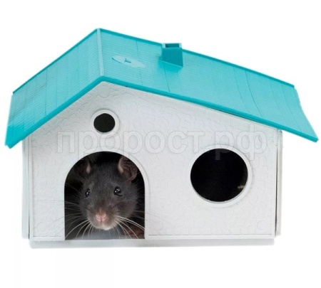 Игрушка для грызунов Домик пластик сборный/3212