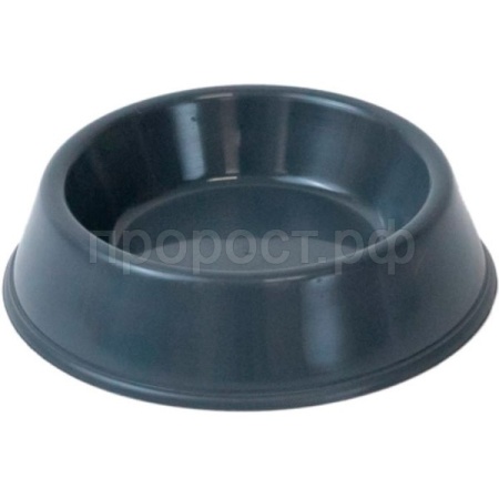 Миска одинарная пластик для котят 100мл серая/2100/Дарэлл