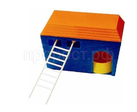 Игрушка для грызунов Домик пластик (комплект)/3211