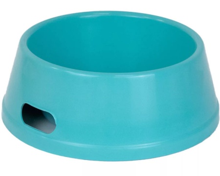 Миска одинарная пластик Прованс 2600мл бирюзовая/2206бирюз/Дарэлл