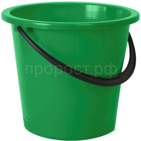 Ведро 15л Ромашка зеленый /02015/Арз
