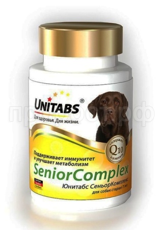 Юнитабс СеньорКомплекс для собак с Q10