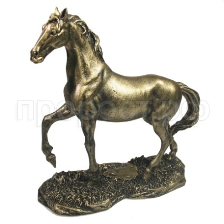 Конь (золото) L16W6H16см  713502/S028