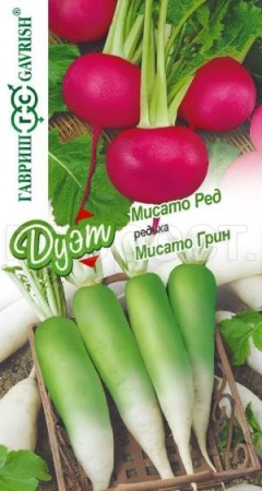 Редька Мисато Ред 0,3г+ Мисато Грин 0,3г