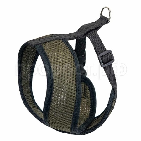 Шлейка текстиль 3х-слойн Инфинити S+ 3D-сетка грудь 30-39см хантер/35521/Дарэлл