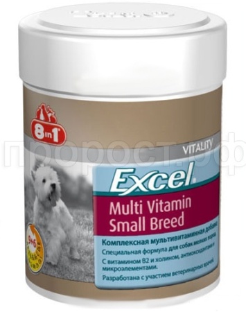Витамины для собак мелких пород 8in1 Excel Multi Vitamin Small Breed 70 таблеток