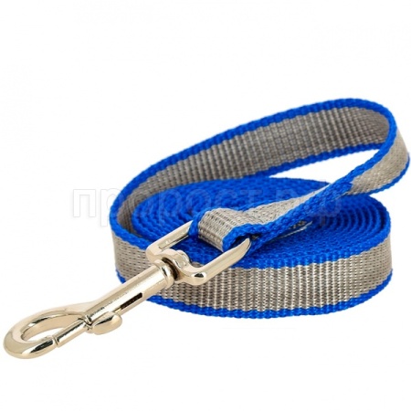 Поводок капрон усиленный 20мм*3м  синий/02220003-06/Каскад