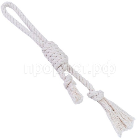 Игрушка-тягалка с ПЕТЛЯ 48*3*3,5см х/б канат 3008/Дарэлл