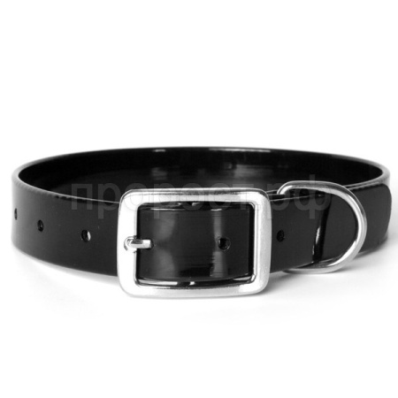 Ошейник биотан 38мм черный матовый 52-62см/00238621-97/Каскад