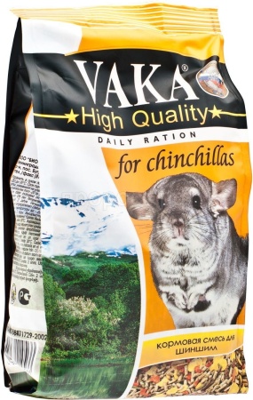Корм для шиншилл ВАКА High Quality 500гр