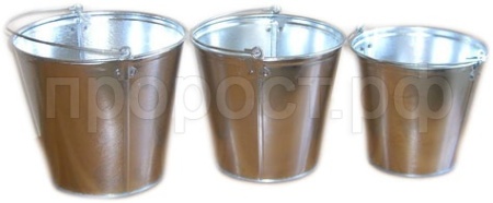 Ведро 10л оцинкованное