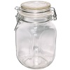 Банка стеклянная 950мл БУГЕЛЬНЫЙ ЗАМОК с крышкой /120шт/ОП