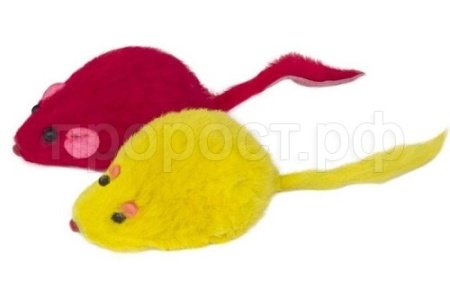 Игрушка к Мышь 6см (2шт в уп)/FG09227/Фаворит