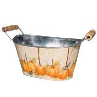 Кашпо металл овальное (19х12х11см) WF112061 -1/1А/1В