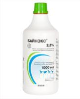 Байкокс 2,5% оральный раствор 1000 мл