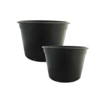 Горшок для рассады 12л черный литье без отверстий 31*23см ЗД30Ц