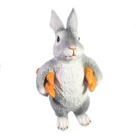 Зайка несет морковь L9W13H22  713936/F766
