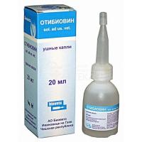 Капли ушные Отибиовин 20мл