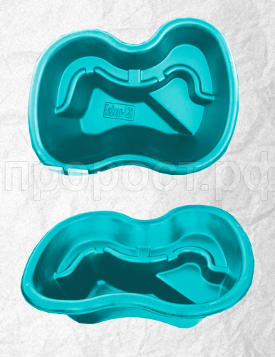 Пруд Байкал 120л зеленый 111*82*34см /ПЛ