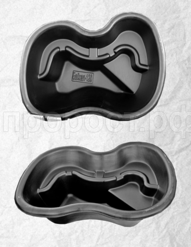 Пруд Байкал 120л черный 111*82*34см /ПЛ