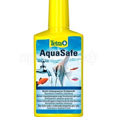 Средство для аквариумной воды Tetra Agua Safe помощь в адаптации водопроводной воды 250мл/762749/